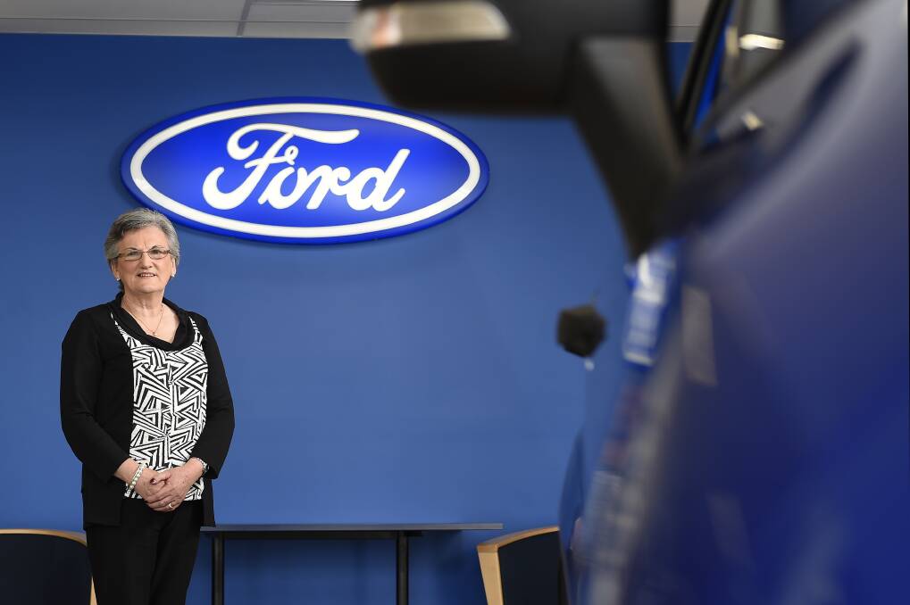 Long time: Annalee Gertner has retired after 50 years with Eclipse Ford. PICTURE: JUSTIN WHITELOCK