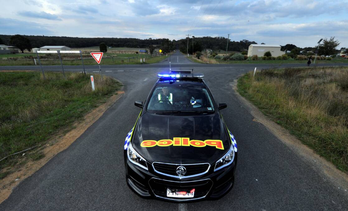 Ready to test: Ballarat Highway Patrol cars will be equipped with drug testing from April. PICTURE: JEREMY BANNISTER