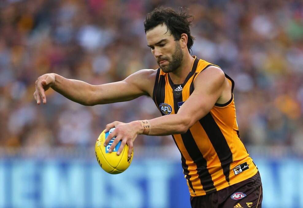 Hefty price tag: Hawthorn’s Jordan Lewis looks set for a stellar year. PICTURE: GETTY IMAGES