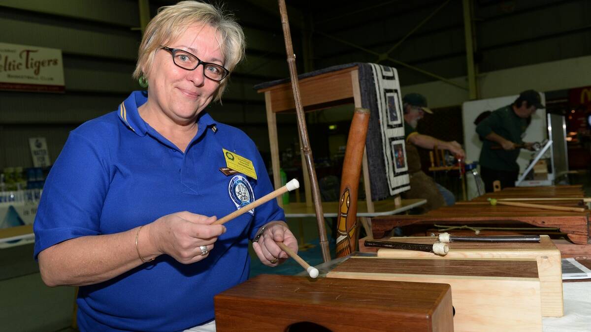 Marion Butler - Ballarat Woodworkers Guild Annual Wood and Craft Show. Picture: Kate Healy
