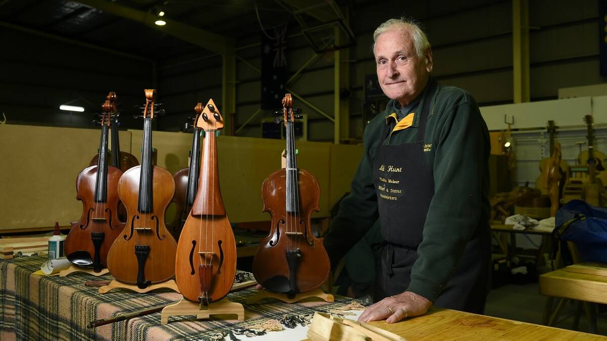 Neil Hunt - Ballarat Woodworkers Guild Annual Wood and Craft Show. Picture: Justin Whitelock