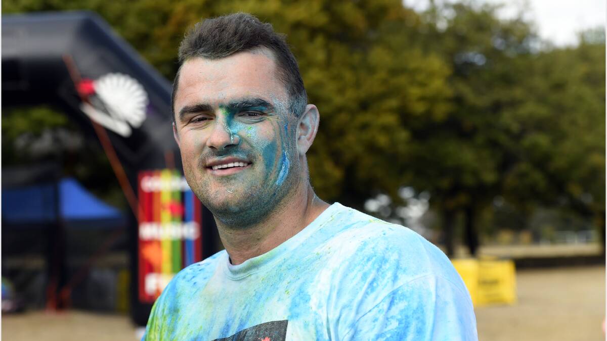 Heath Biggs
 - Rainbow Colour Run Ballarat Victoria Park  Picture: Justin Whitelock 