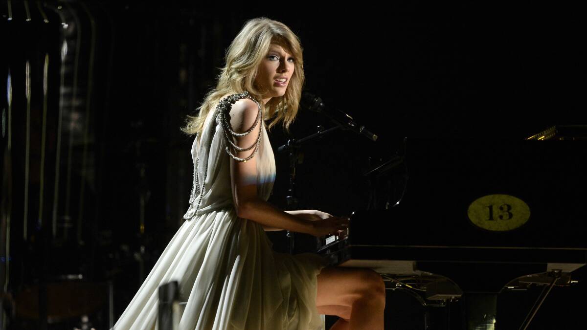 Musician Taylor Swift performs onstage during the 56th GRAMMY Awards at Staples Center on January 26, 2014 in Los Angeles, California. Photo: GETTY IMAGES