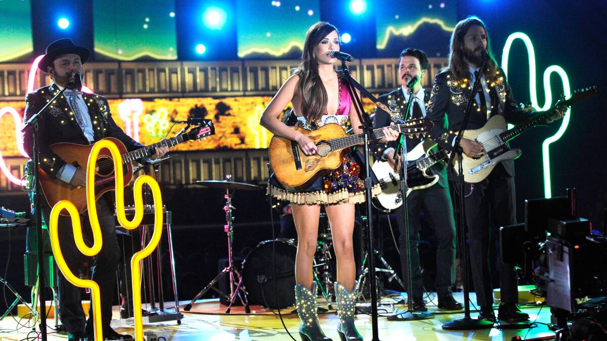 Singer Kacey Musgraves performs onstage during the 56th GRAMMY Awards at Staples Center on January 26, 2014 in Los Angeles, California. Photo: GETTY IMAGES