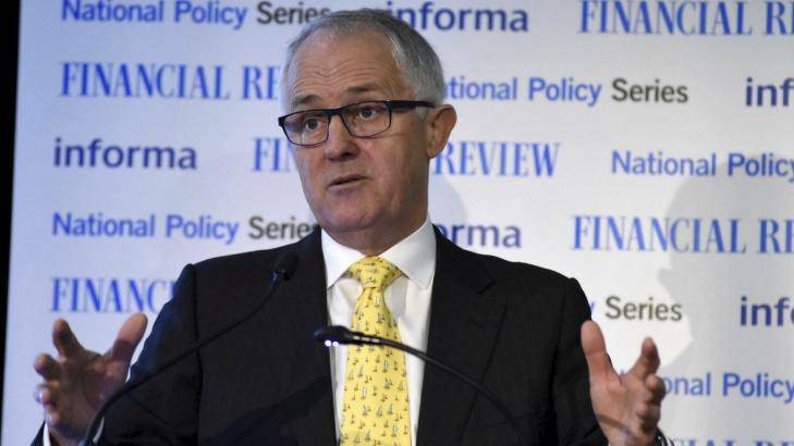 Malcolm Turnbull appears to have toughened his stance on changes to citizenship. Photo: Christopher Pearce 