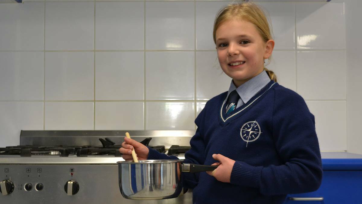 Investigator College student Evie Basham is looking forward to Jamie's Italian executive chef David Clarke to visit the school next week. The visit forms part of a prize Evie won for a spaghetti bolognese recipe in a Jamie's Italian competition. 