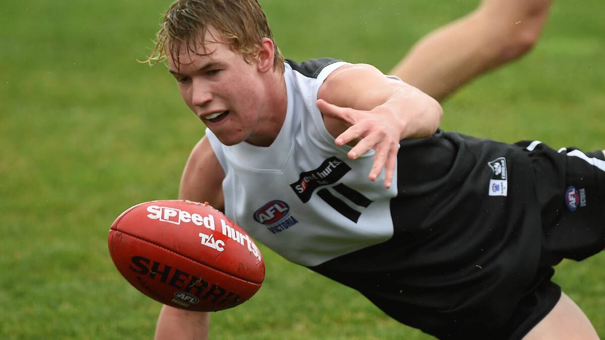 Ben Simpson from East Ballarat is one of 21 players retained by North Ballarat Rebels from their 2014 list