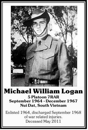 Example Tribute. Photo of Michael William Logan used in kind permission of the Wilson family.
