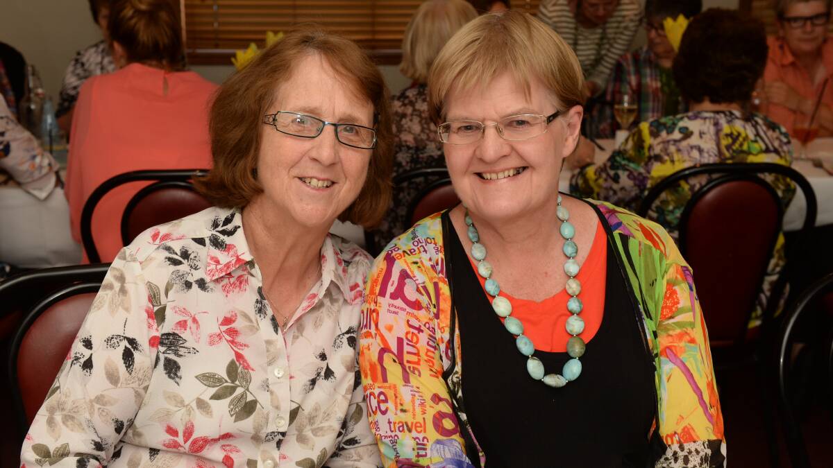 Fran Starbuck (Weatherboard Hill) and Pat Thurlbeck (Lal Lal) at the farewell for Jeanette Dow.