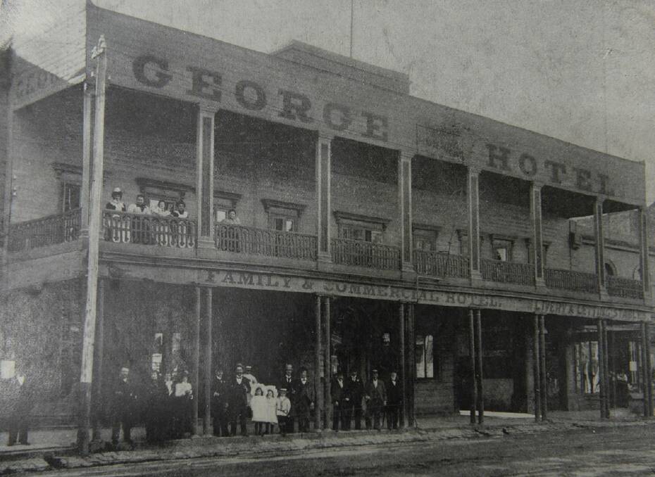 The George Hotel - then