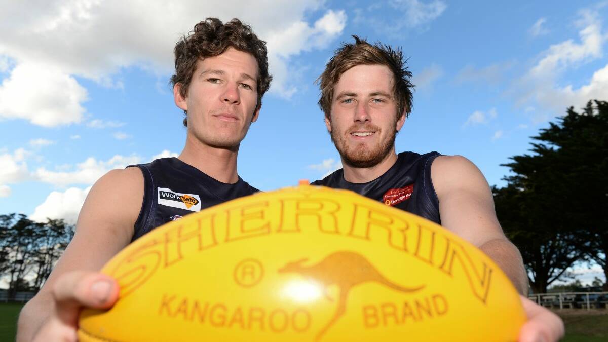 Sam Hitchings and Lachlan Dickson. Picture: Kate Healy