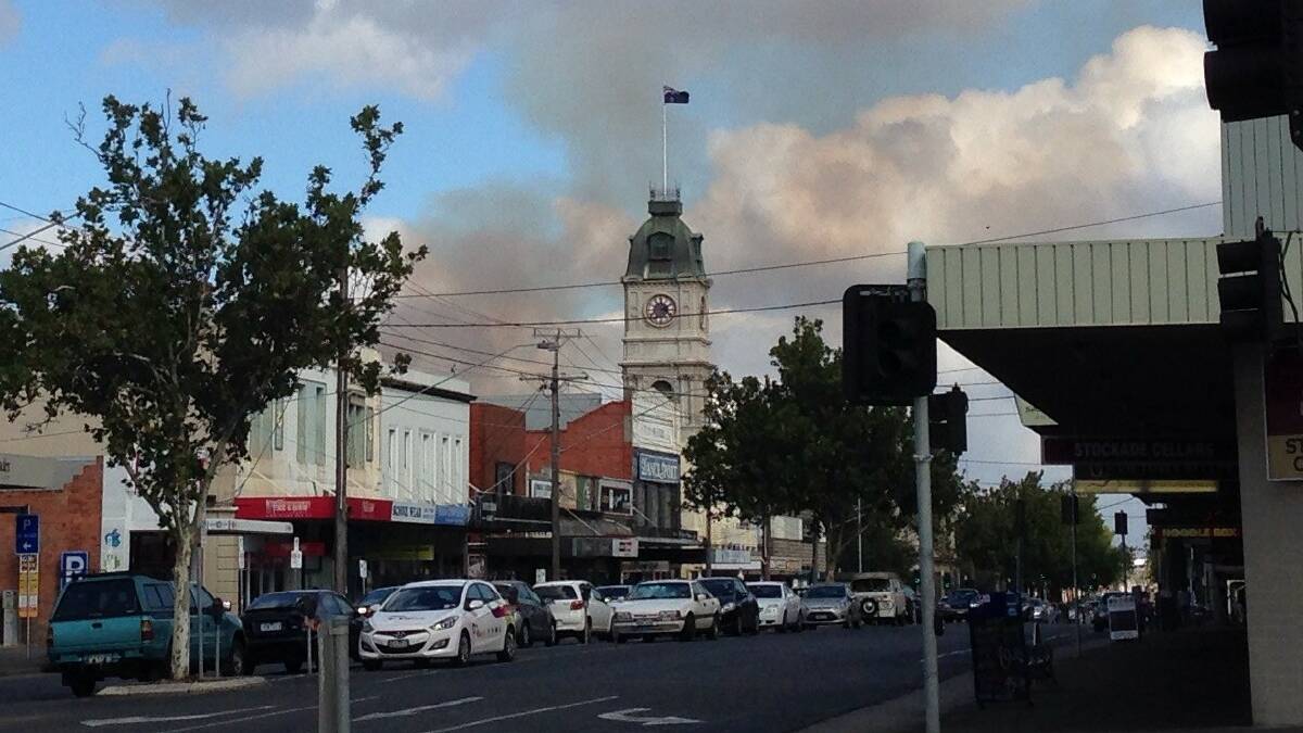 Tom Cowie captured this image from Armstrong Street in the CBD.