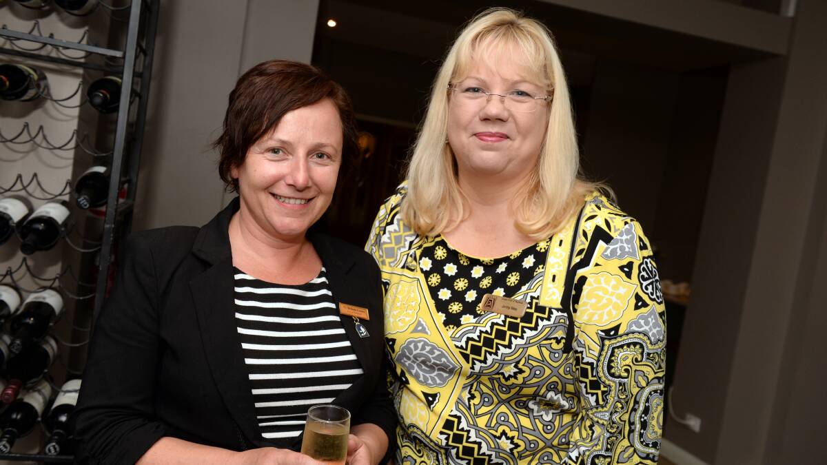 Belinda Coates (Ballarat) and Jenny Mee (Ballarat) celebrate International Women's Day.