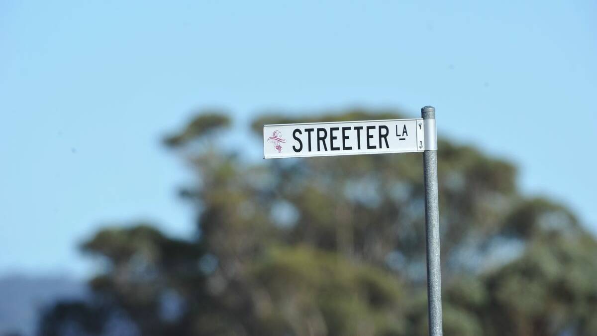 Streeter lane, the address of the family home and named after the Streeter family.