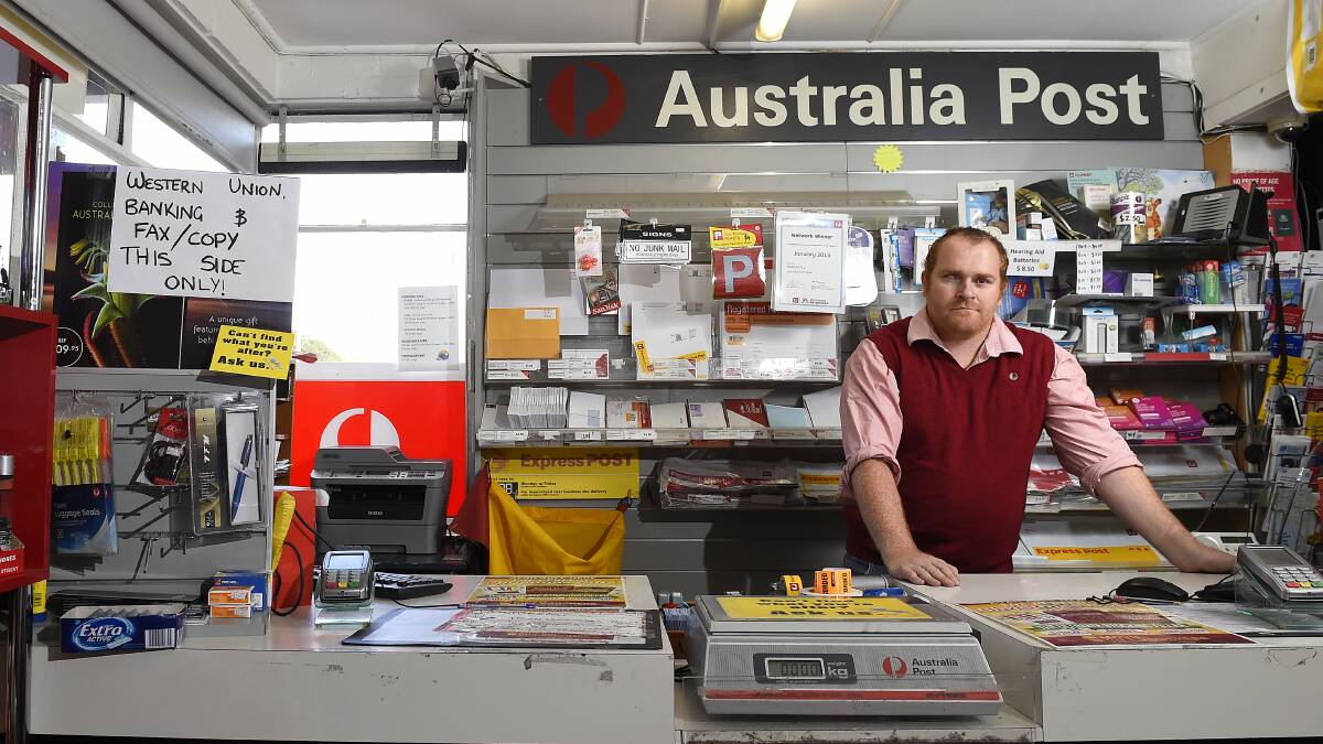 Black Hill Post Office's Troy Cheesman recalls the day he was held at gunpoint. PICTURE: JUSTIN WHITELOCK