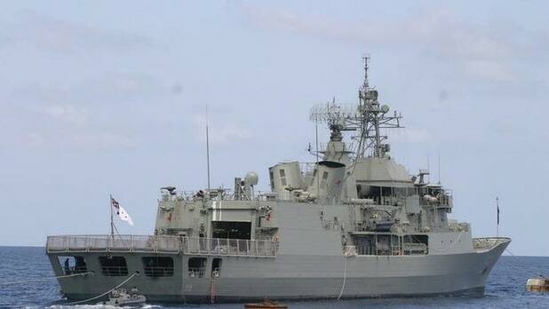 HMAS Ballarat. Photo: Phil Oakley
