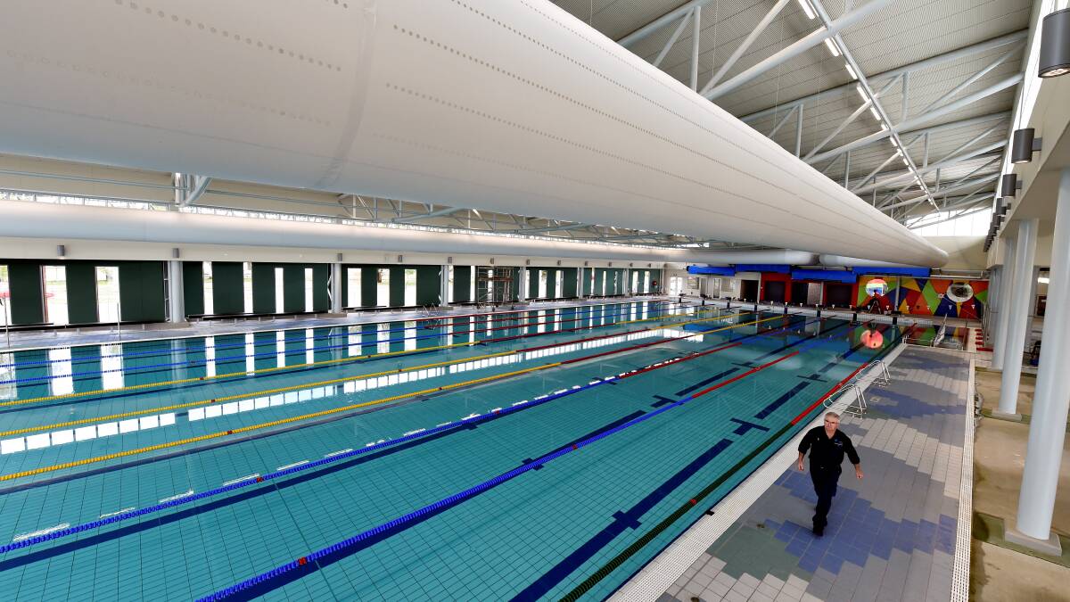 Ballarat's new 50m pool.