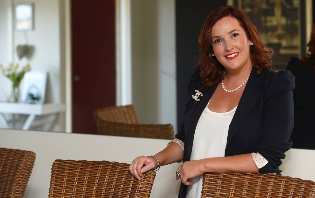 Kate Burrows in a shot for the Saturday Catch Up With column. Picture: Lachlan Bence