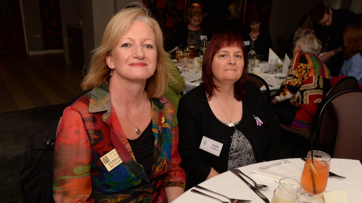 Barbara Reithofer (Melton) and Julie Handford (Melton) celebrate International Women's Day.