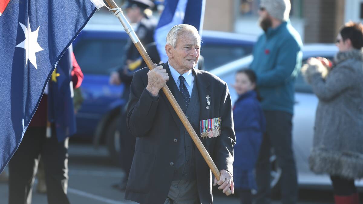 The Sebastopol Anzac Day march and service. PICTURE: LACHLAN BENCE