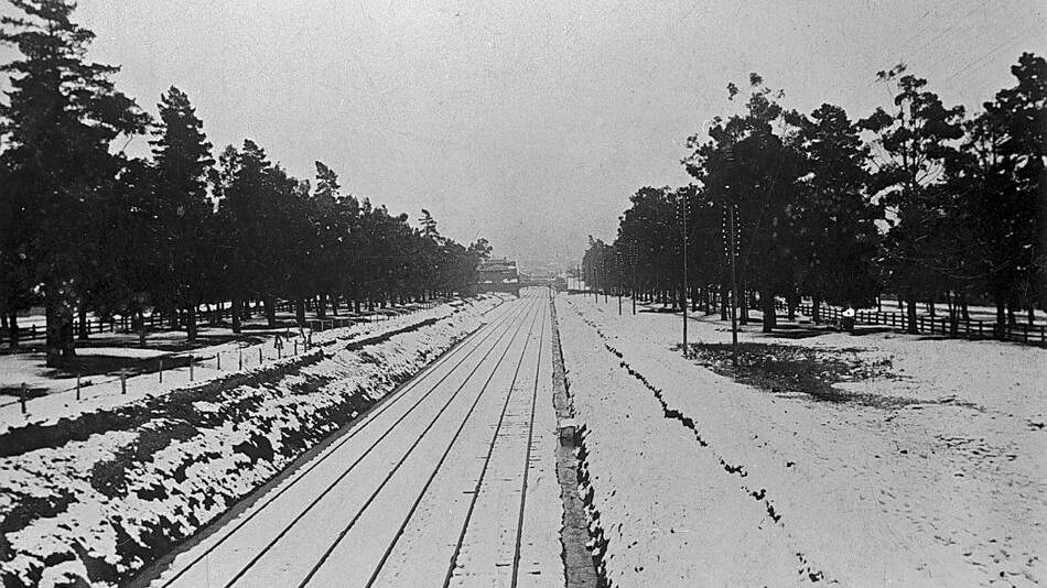 Ballarat rail line. PICTURE: MUSEUM VICTORIA