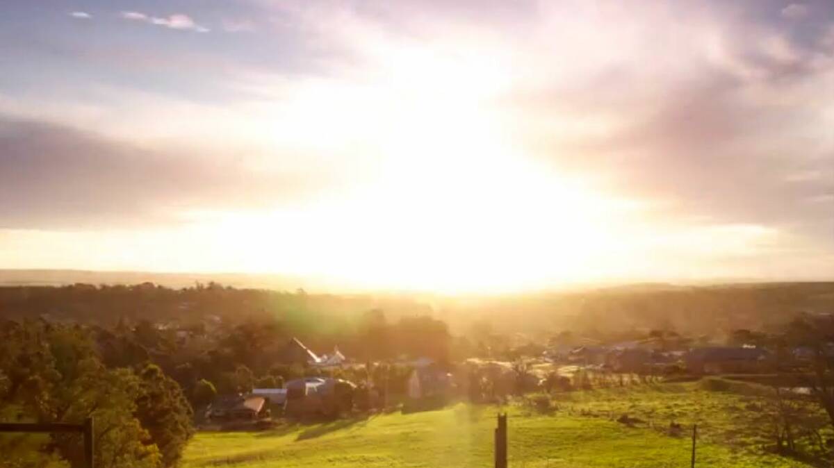 A still image from Jordan Osmond's video of timelapse photography of Ballarat. PICTURE: YOUTUBE