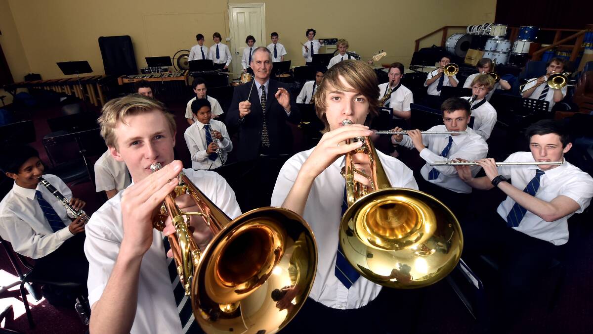 St Patrick's College bands have returned from a successful tour of music festivals. PICTURE: JEREMY BANNISTER