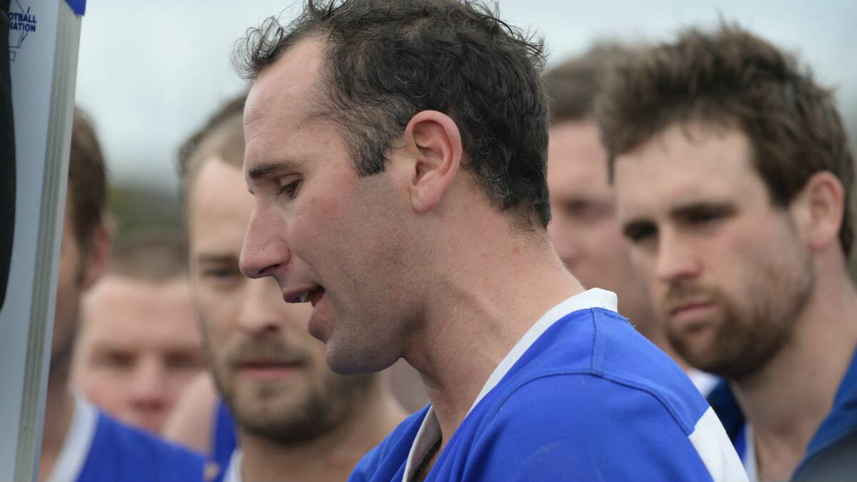 Waubra playing coach Jason Allen, pictured above during a match in 2013, is one of two players under investigation. PICTURE: KATE HEALY