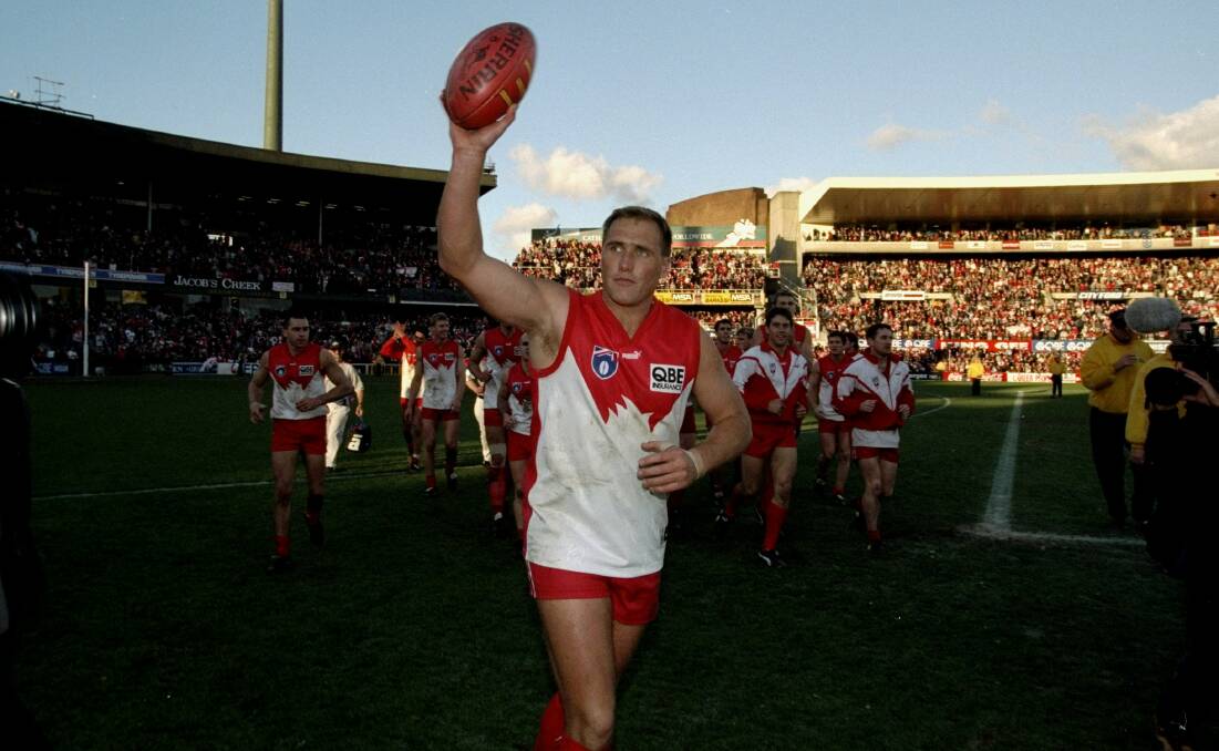 Tony Lockett has been named as an AFL legend. PICTURE: GETTY IMAGES