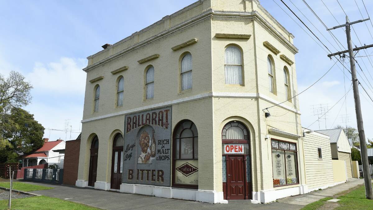The Ballarat Bitter sign on the corner of Lyons and Eyre streets. PICTURE: JUSTIN WHITELOCK