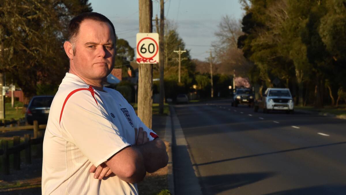 Driver Jason Tree plans to challenge his Scott Parade speeding ticket in court due to confusing signage. PICTURE: JEREMY BANNISTER