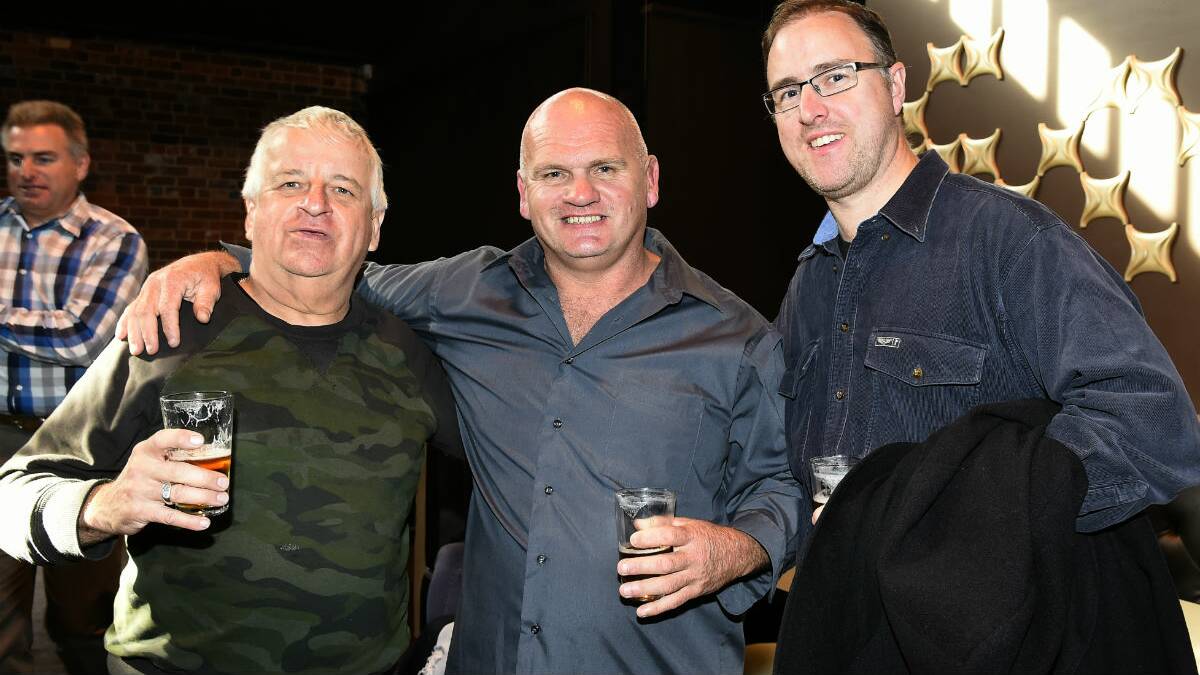 Mick Kershaw, Chris Matherson and John Robson. PICTURE: JUSTIN WHITELOCK