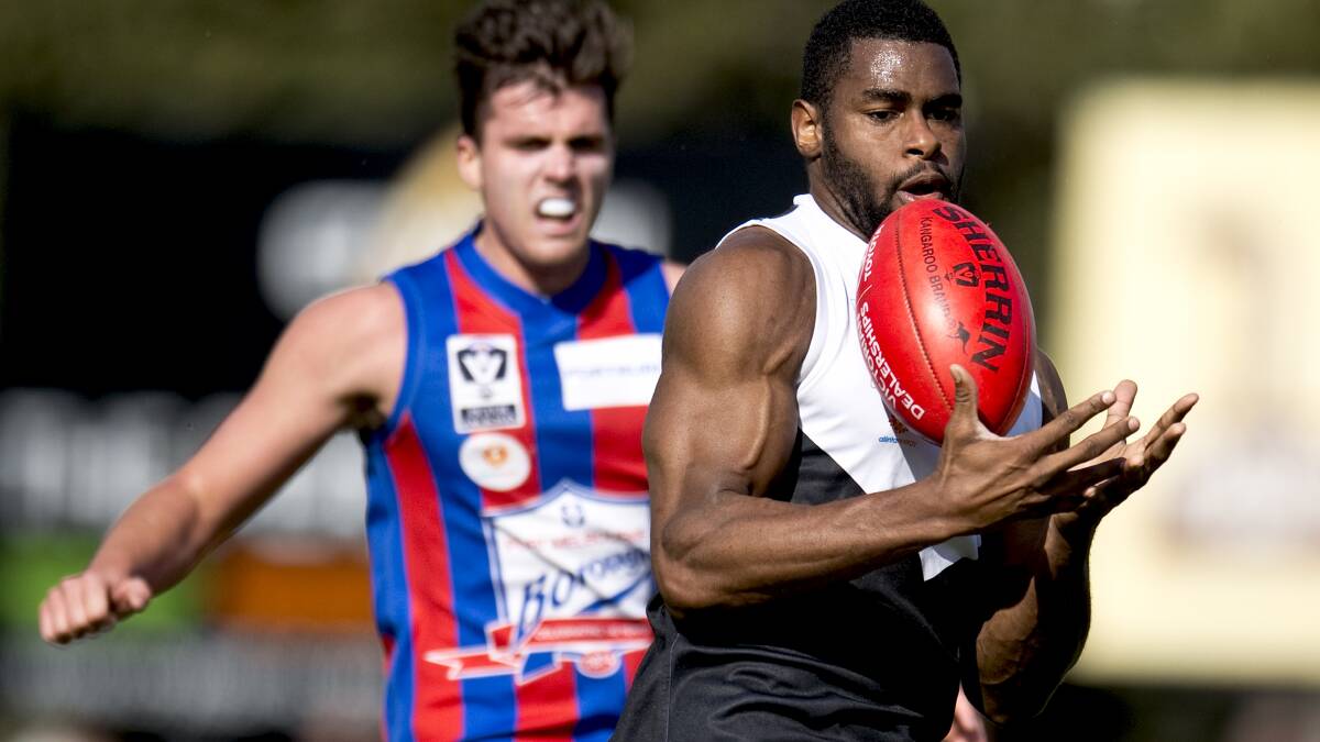 Police are investigating reports of alleged racism taunts against North Ballarat's Eric Wallace at the match against Port Melbourne at North Port Oval.