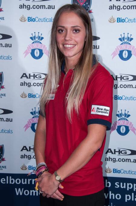 Melbourne Demon Kaitlyn Ashmore.PICTURE: Russ Canham