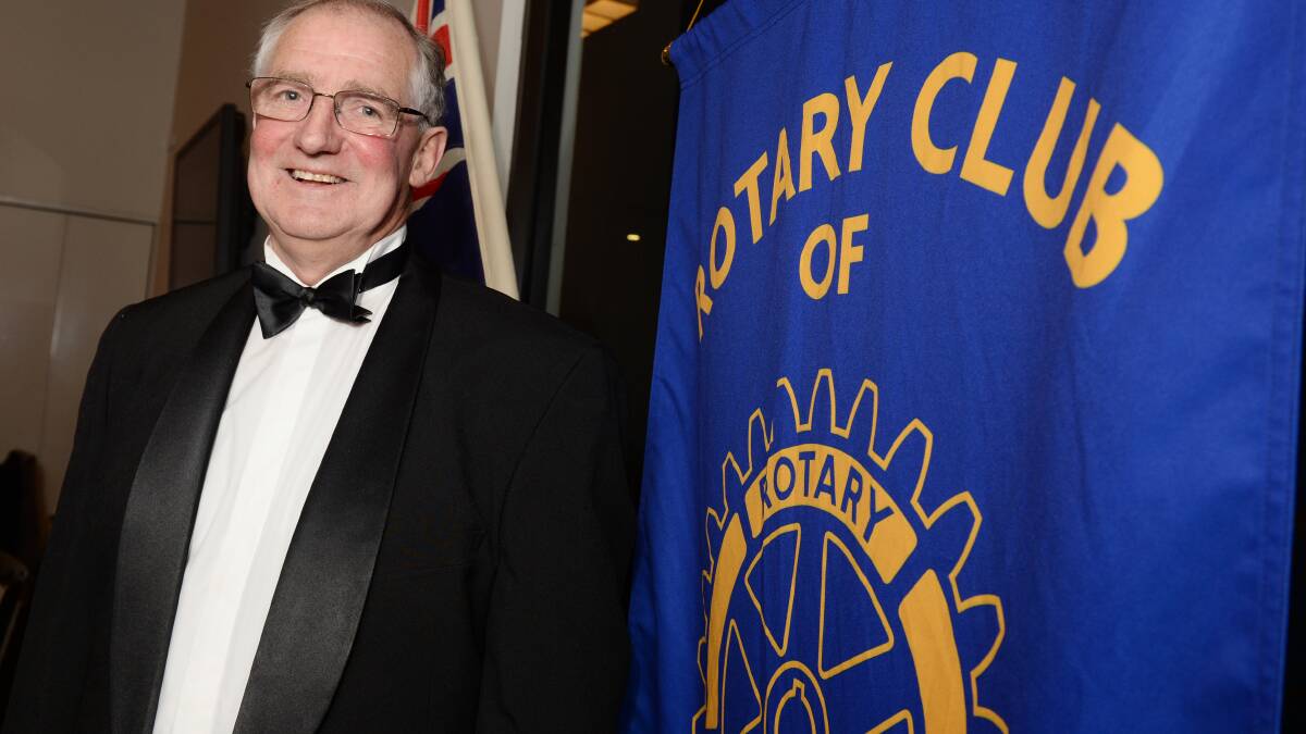  The Rotary Club of Ballarat South’s new president, Allan McKinnon.
PICTURE: KATE HEALY