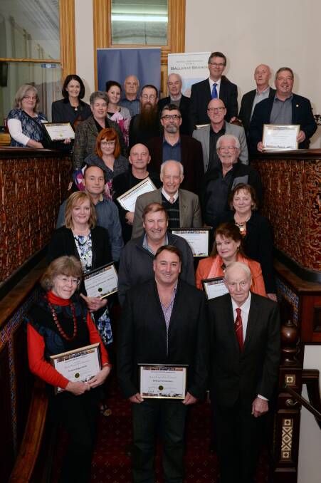 Winners, commendation winners and some finalists of Tuesday night’s Heritage Awards.
PICTURE: KATE HEALY