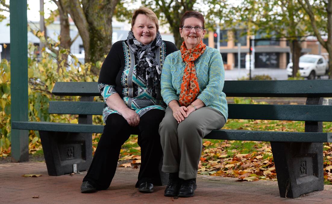 Kay Timmins and Doreen Floyd both have lymphoedema.
PICTURE: ADAM TRAFFORD