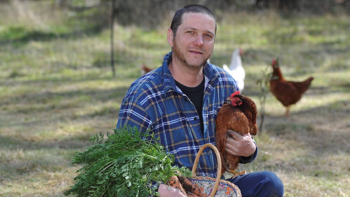 Daylesford Organics owner Brendon Eisner is looking forward to focusing on fresh food at the Trentham producers dinner. PICTURE: LACHLAN BENCE