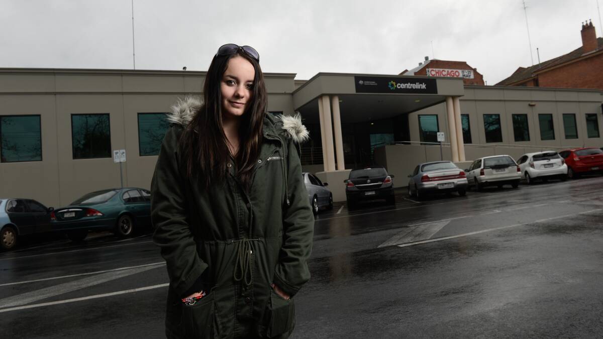 WANTING A JOB: Tamika Kalisperis, 19, has been looking for work for two years.
PICTURE: ADAM TRAFFORD
