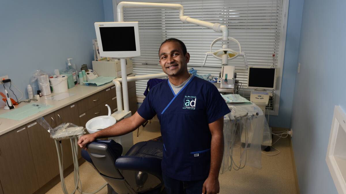 Dr Jins Jacob believes more people would go to a dentist if dental care was covered by Medicare. PICTURE: ADAM TRAFFORD