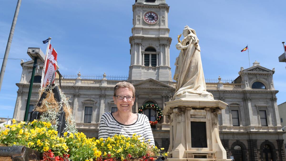 Ballarat librarian Edith Fry has been volunteering as a bellringer at Ballarat’s Town Hall for more than 20 years, and rang the bells again on Wendesday night as part of a city’s New Year’s Eve tradition.
PICTURE: KATE HEALY