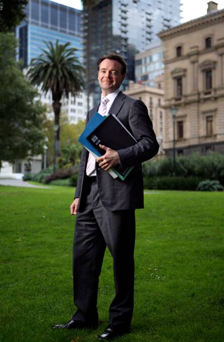  Victorian Treasurer Michael O’Brien ahead of the budget.  PICTURE: Angela Wylie