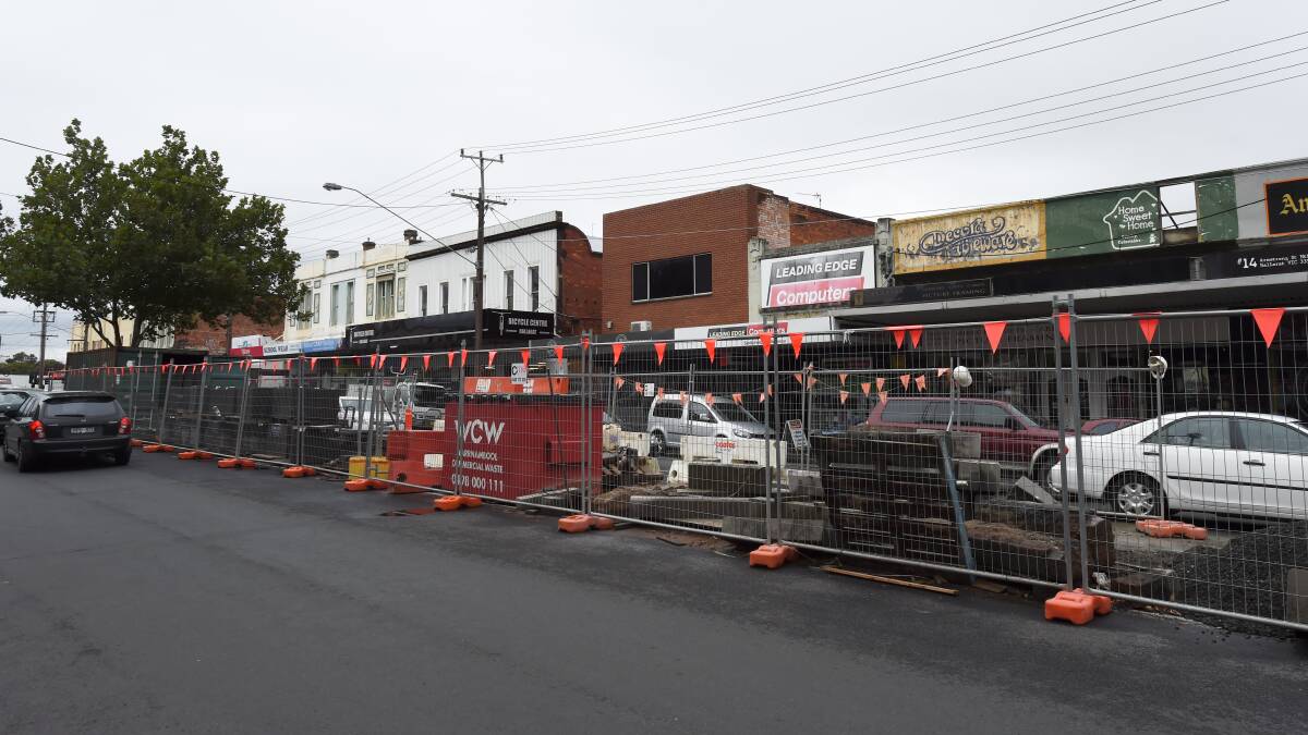 The Armstrong Street revamp is expected to be completed by the end of June.