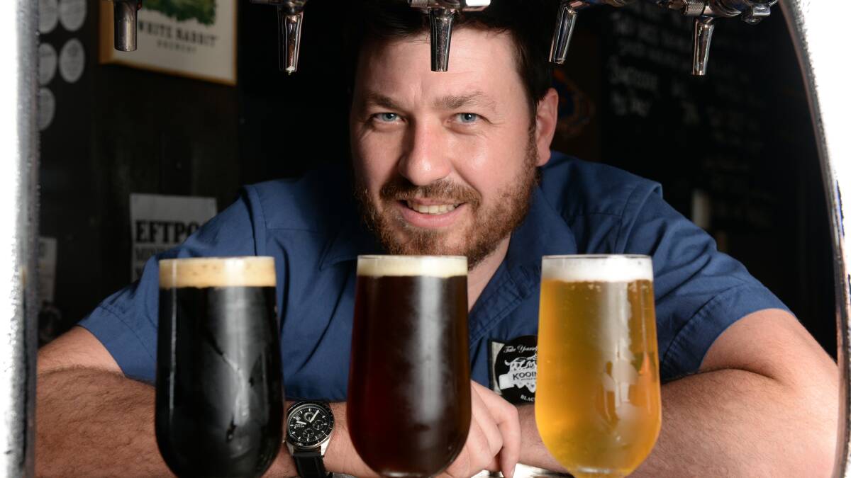The Mallow’s Dallas Robb considers the background to a few brews. PICTURE: KATE HEALY