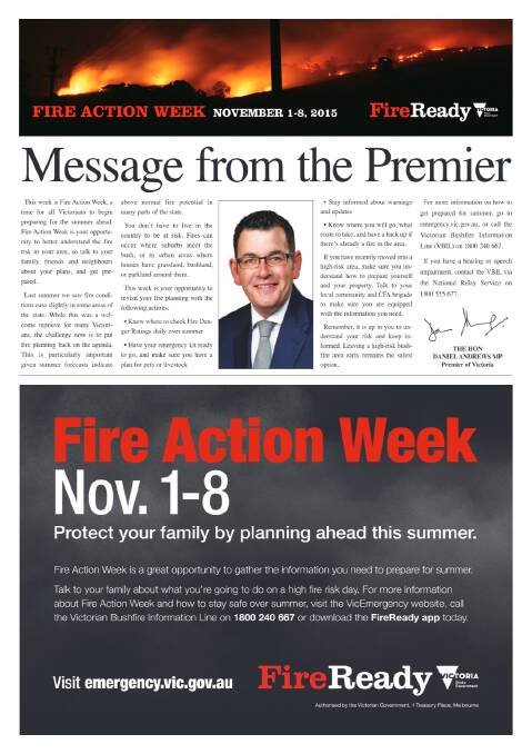 Fire Action Week 2015