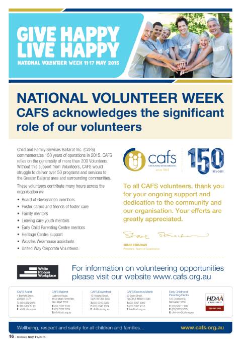 National Volunteers Week 2015