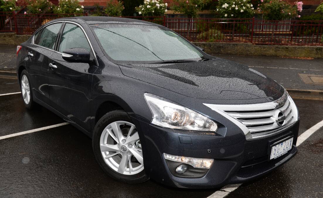 CRUISER: The Nissan Altima seems almost purpose-built for country driving. Picture: KATE HEALY