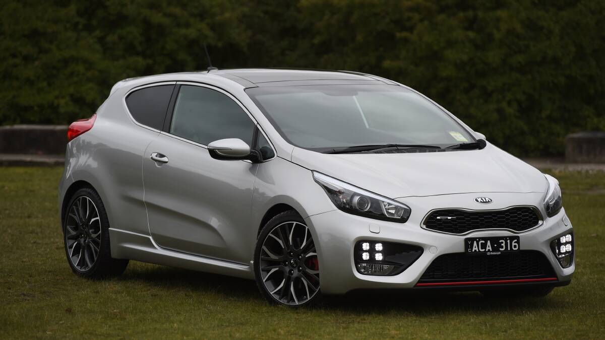 WARMER: Kia Pro_Cee'd GT. Picture: LACHLAN BENCE