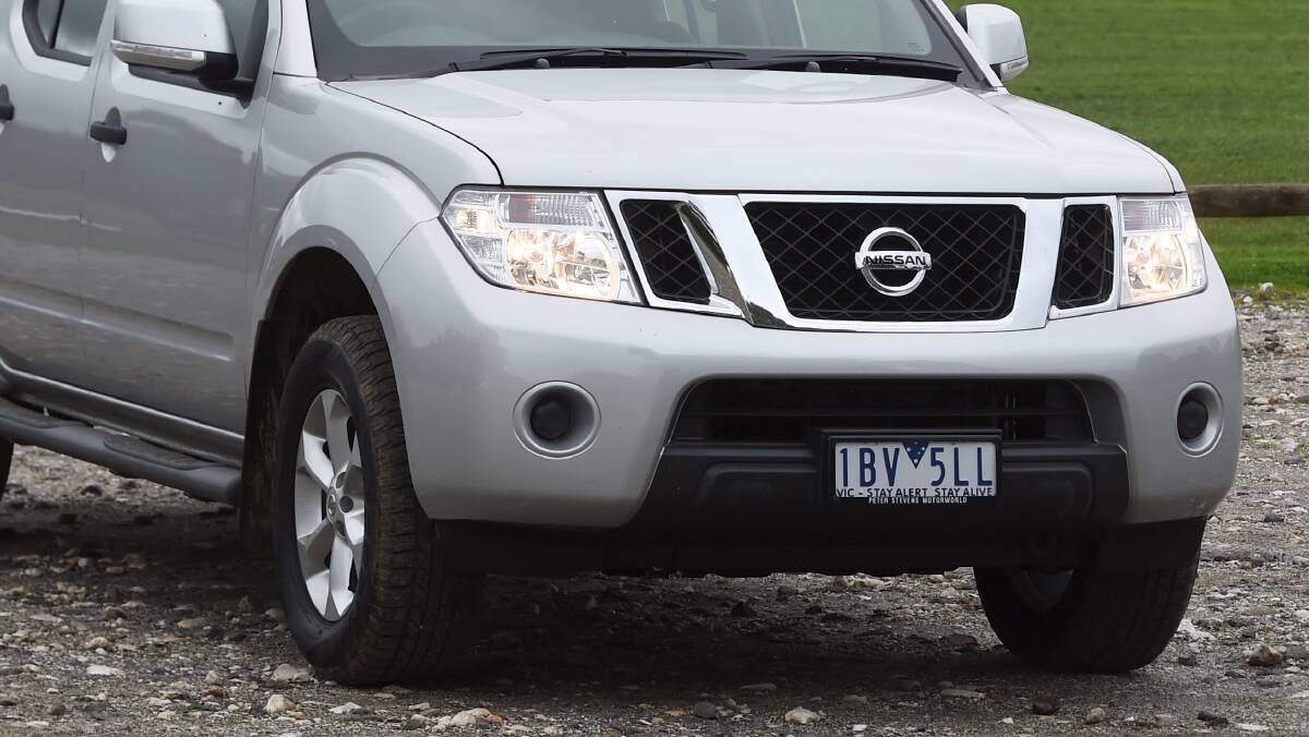 The Nissan Navara ST. PICTURE: Lachlan Bence