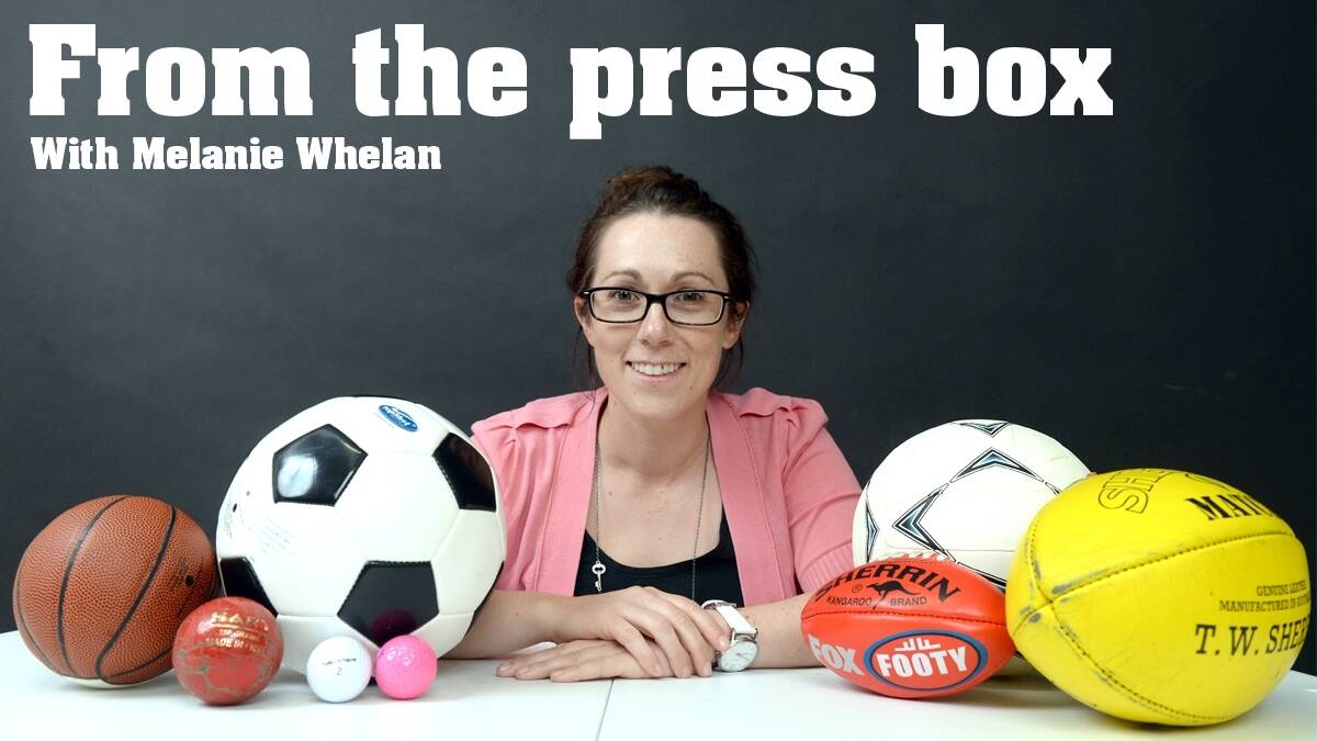 From the press box - with Melanie Whelan
